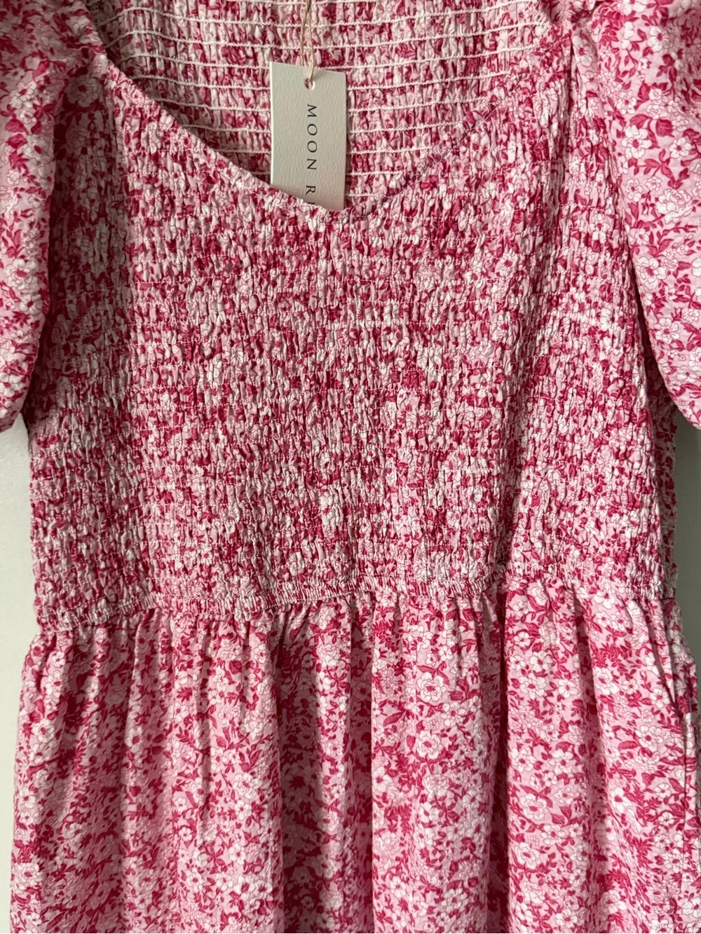 Moon River Maxi Smocked Prairie Dress - Picture 5 of 8